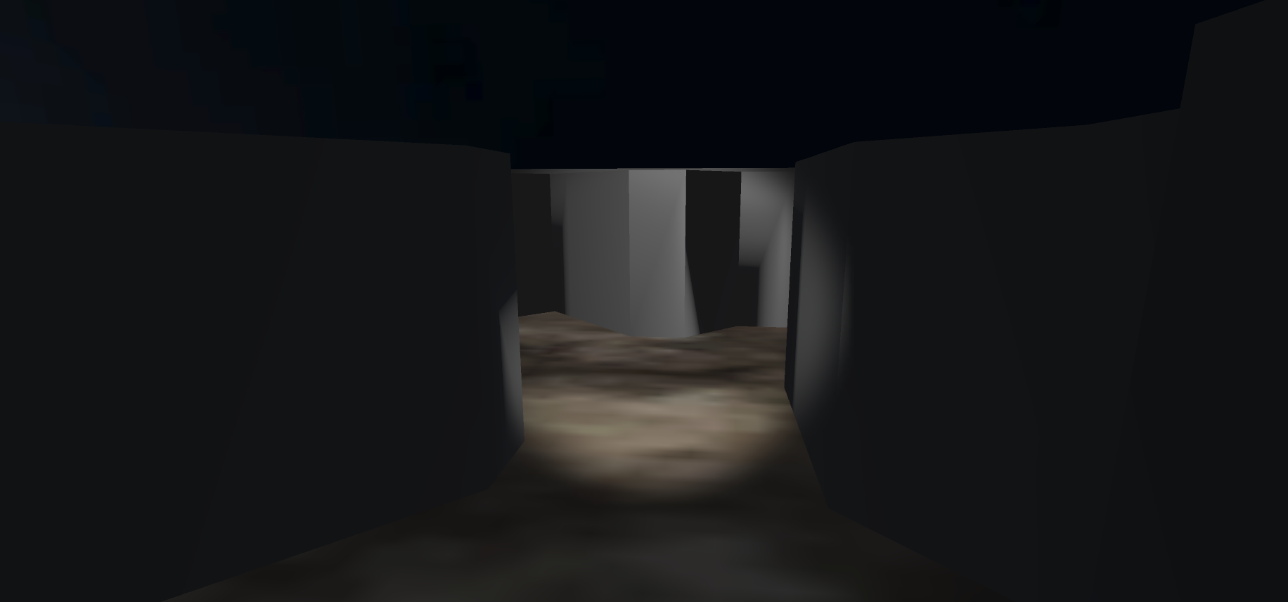 Procedural Dungeon Generator — Cave dead end corridor