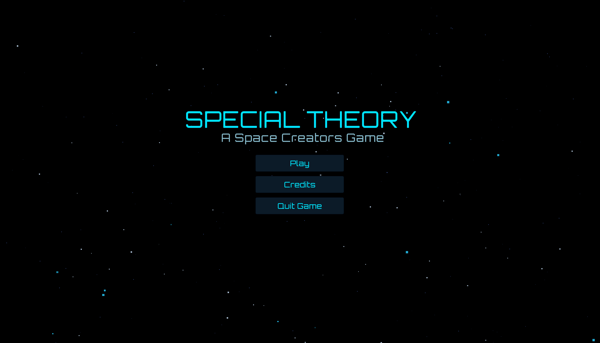 Special Theory — Start Menu